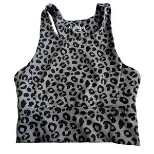 All Fenix Leopard Print Sports Bra Longline Bra Size XS